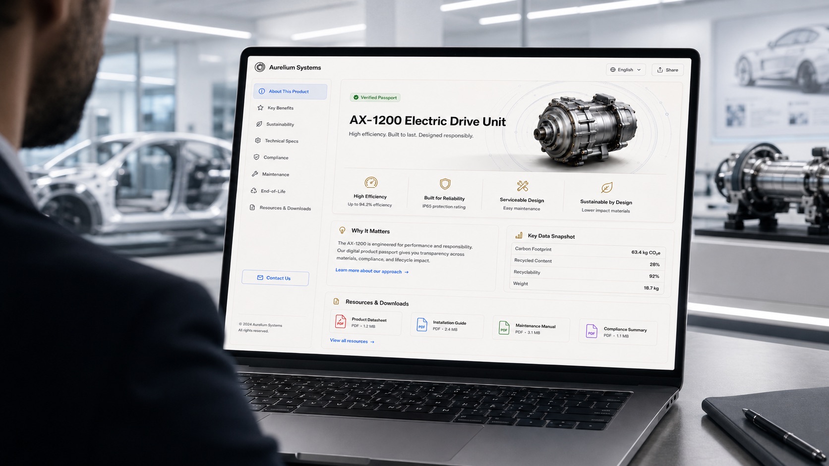 PUBLEX Compliance and Support Documentation — structured Digital Product Passport record